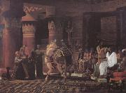 Alma-Tadema, Sir Lawrence Pastimes in Ancient Egypt 3000 Years Ago (mk23) oil painting